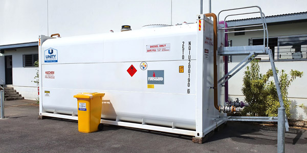 Unity SHIELD fire rated fuel storage tanks