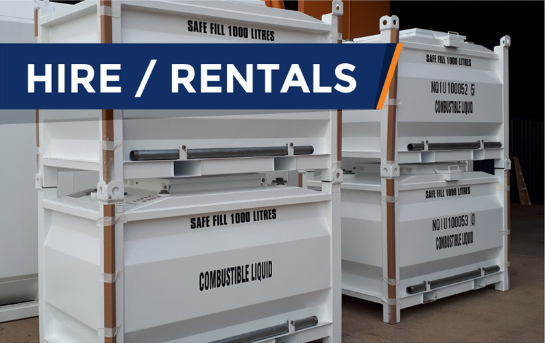 Above Ground Fuel Tanks for Rent and Hire